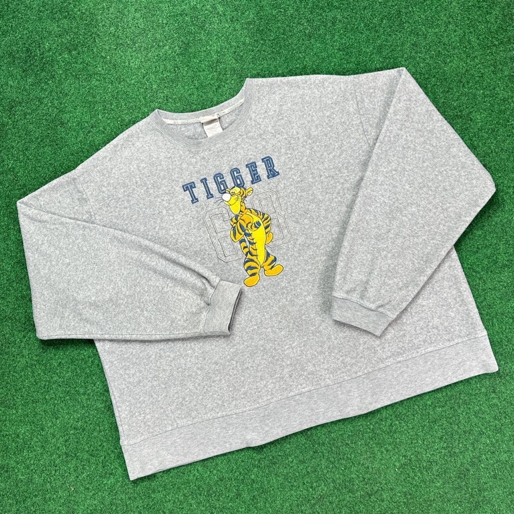 Vintage Disney Store gray jersey number 68 sweatshirt